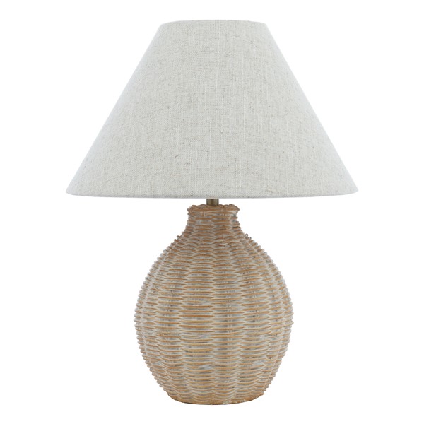 (image for) Laura Ashley Fernhill Table Lamp Matt Cream With Shade
